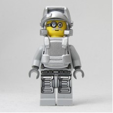 Brains, Light Bluish Gray with Armor (fig-006631)