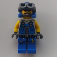 Duke, Blue with Yellow Arms, Goggles (fig-006639)