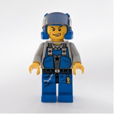 Doc, Blue, with Visor (fig-006646)