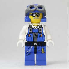 Brains, Blue, with Goggles (fig-006650)