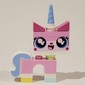 Unikitty, Light Aqua Foot, Open Mouth, 'Cute' Pupils (CMF)