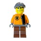 Hot Rod Driver, Orange Jacket with Zipper