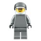 Star Justice Astronaut, Glasses, Plain Light Bluish Gray
