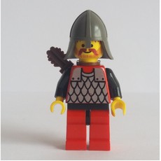 Archer (Scale Mail on Red) - Black Arms, Red Legs (fig-006734)
