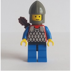 Archer (Scale Mail on Red) - Blue Arms, Blue Legs (fig-006735)