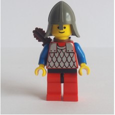 Archer (Scale Mail on Red) - Blue Arms, Red Legs (fig-006736)