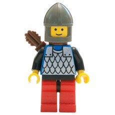Archer (Scale Mail on Blue) - Black Arms, Red Legs (fig-006737)