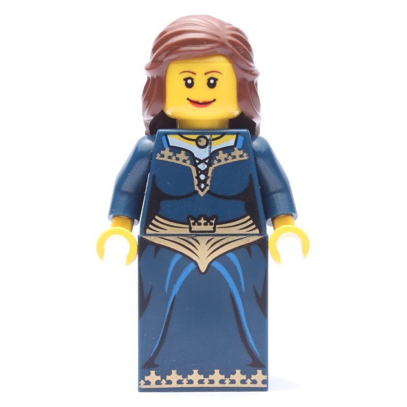 LEGO Set fig-006740 Maiden (Fantasy Era) - Reddish Brown Hair ...