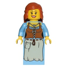 Maiden (Kingdoms) - Dark Orange Hair (fig-006741)