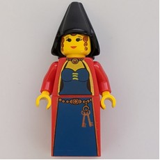 Maiden (Knights Kingdom I) - Black Cone Hat (fig-006742)