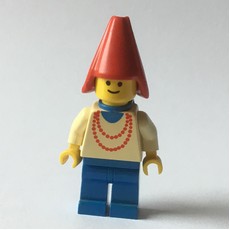 Maiden - Blue Legs, Red Cone Hat, 3626a (fig-006744)