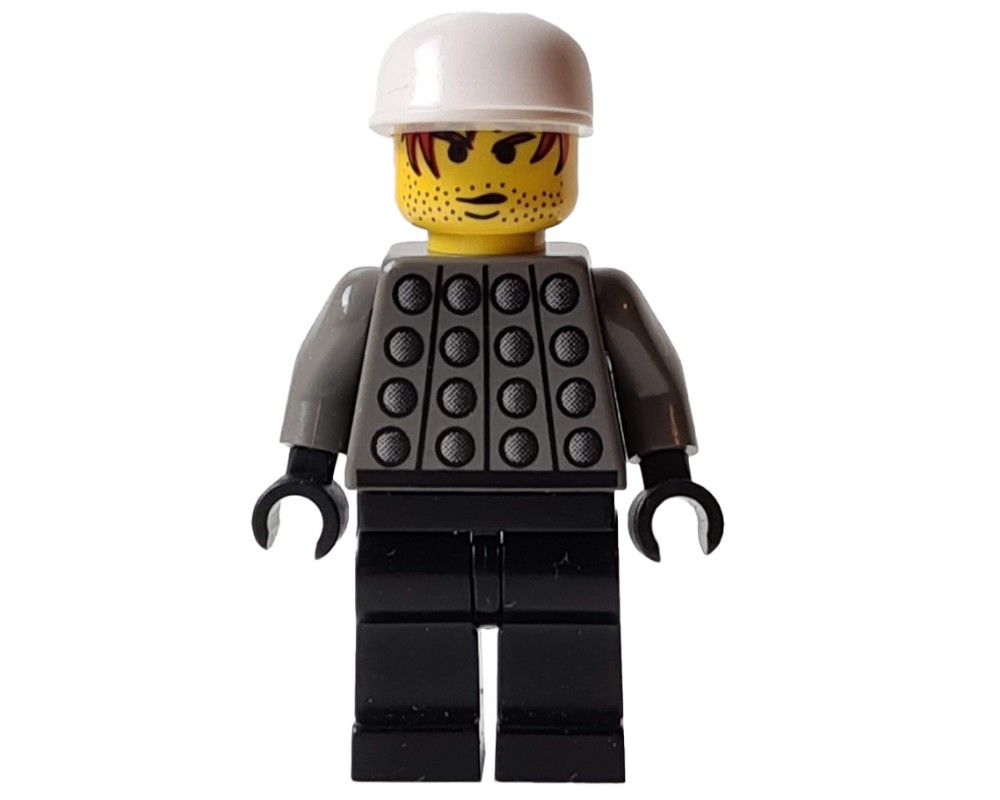 LEGO Set fig-006757 Soccer Player Goalie Dark Grey Torso, Black Legs ...