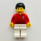 Soccer Player Red Torso, White Legs #2