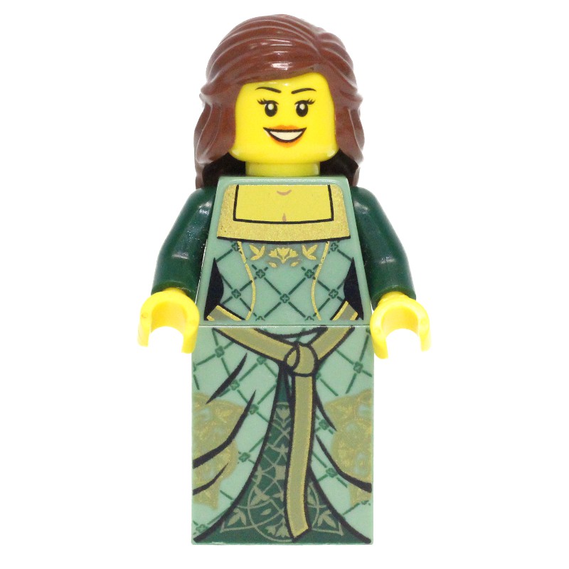 LEGO Set fig-006767 Maiden (Kingdoms) - Reddish Brown Hair ...