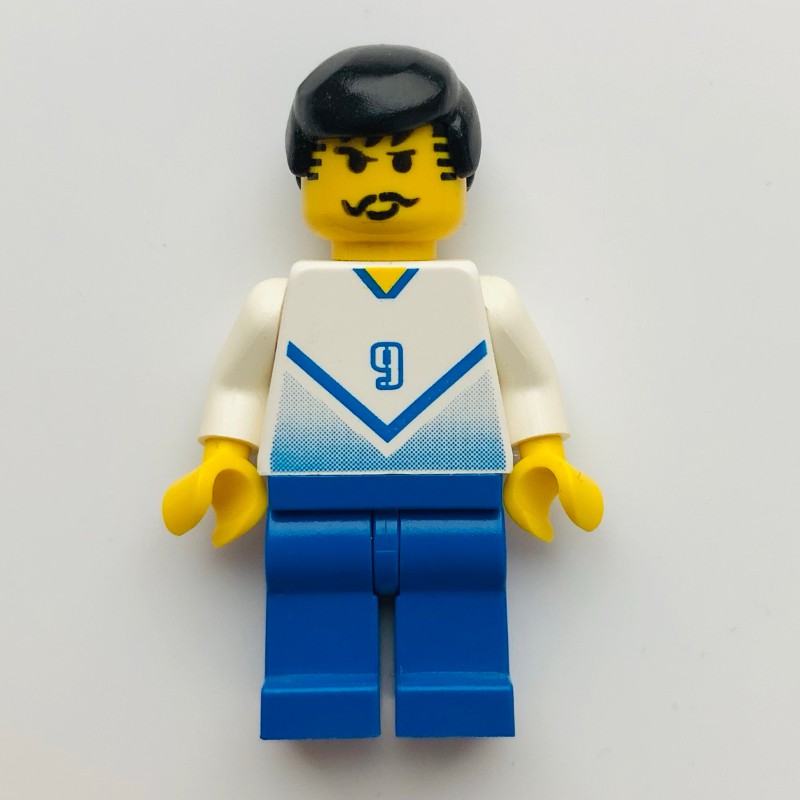 Lego soccer best sale player minifigure