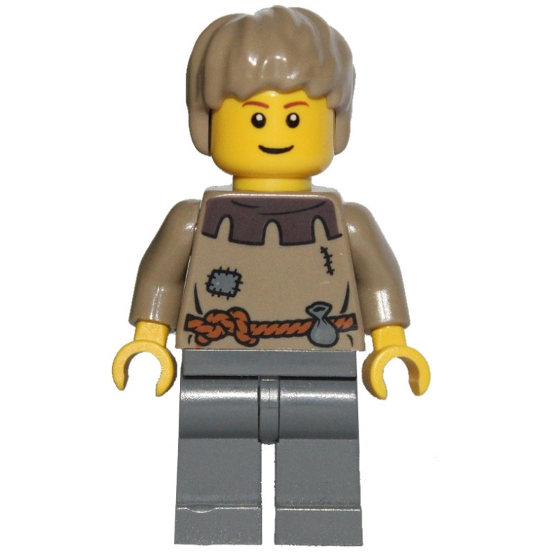 lego peasant minifigure