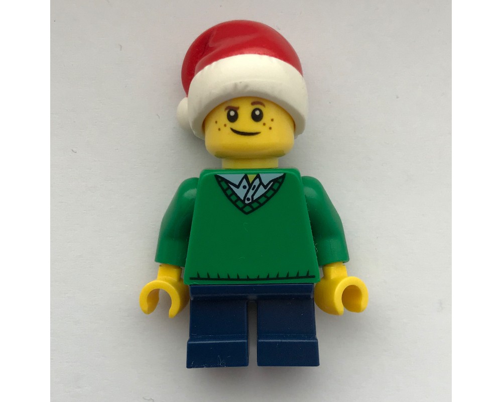 dark green santa hat