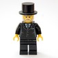 Sleigh Driver, Black Suit, Top Hat