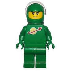 Classic Spaceman, Green, Helmet with Visor / Pete (fig-006839)