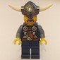 Viking Blue Chess Pawn