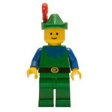 Forestman (Forestmen) - Blue, Red Triple-Plume (fig-006855)