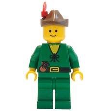 Forestman (Forestmen) - Yellow, Brown Hat, Red Plume (fig-006856)