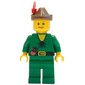 Forestman (Forestmen) - Yellow, Brown Hat, Red Plume