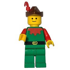 Forestman (Forestmen) - Red, Brown Hat, Red Plume (fig-006860)