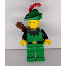 Forestman Archer (Forestmen) - Black, Red Plume (fig-006864)