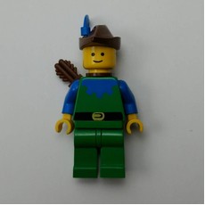 Forestman Archer (Forestmen) - Blue, Brown Hat, Blue Plume (fig-006865)