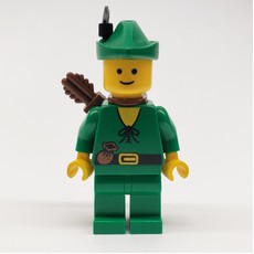 Forestman Archer (Forestmen) - Yellow, Black Plume (fig-006868)