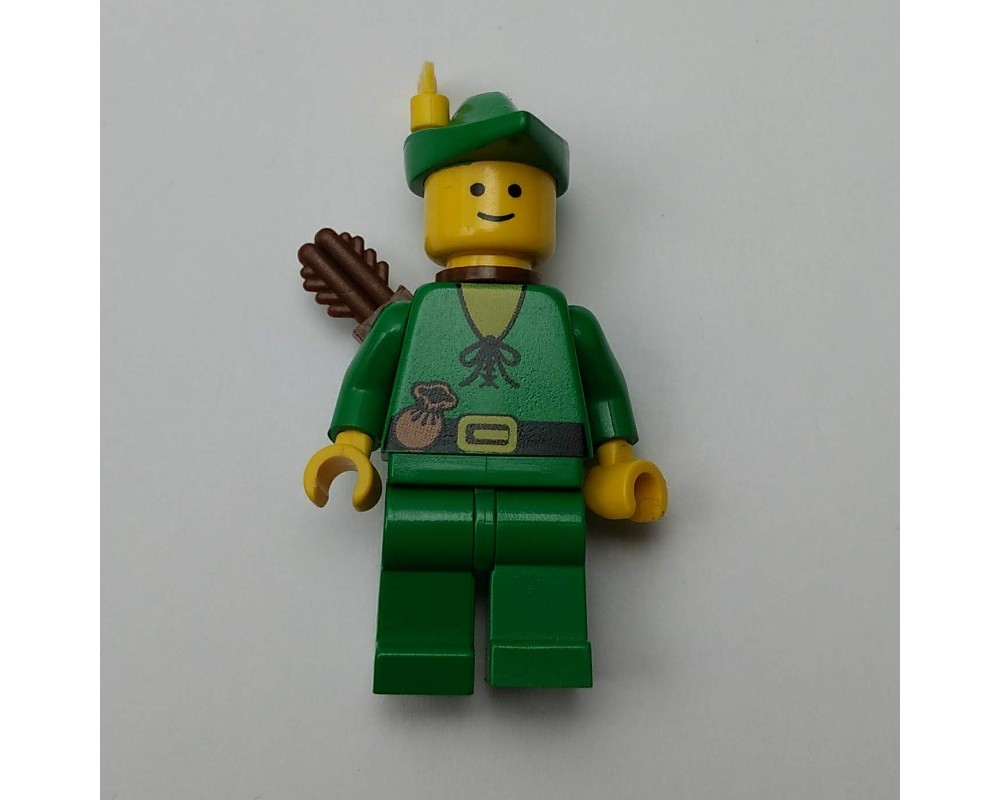 Lego Set Fig-006869 Forestman Archer (forestmen) - Yellow, Yellow Plume 