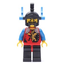 Knight (Dragon Knights) - Black Legs, Red Hips, Blue Plumes (fig-006902)