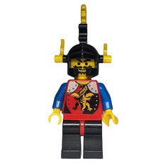 Knight (Dragon Knights) - Black Legs, Yellow Plumes (fig-006904)