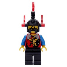 Knight (Dragon Knights) - Black Legs, Black Hips, Red Plumes (fig-006907)