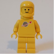 Classic Spaceman, Yellow with Airtanks (3842a Helmet) (fig-006908)