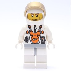 Mars Astronaut, Cheek Lines (fig-006975)