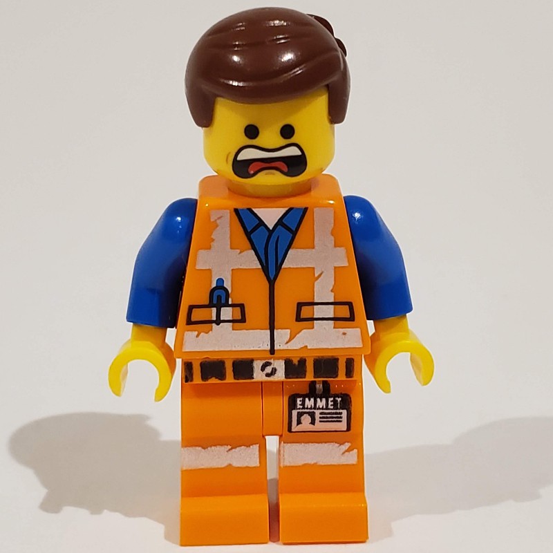 LEGO Set fig-007059 Emmet, Worn Outfit, Happy / Screaming | Rebrickable ...