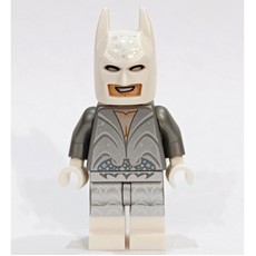Batman, Glitter Silver Suit, White Cowl (fig-007061)
