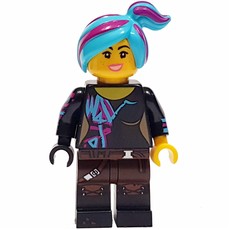 Lucy Wyldstyle, Medium Azure Hair (fig-007065)