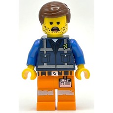 Emmet, Dark Blue Rex Dangervest Vest, Smudged Stubble (fig-007100)
