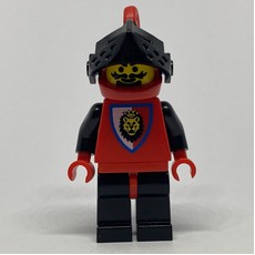 Knight (Royal Knights) - Black Legs, Red Helmet, Red Plume (fig-007108)