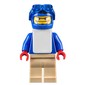 Snowboarder, Blue, Blue Helmet