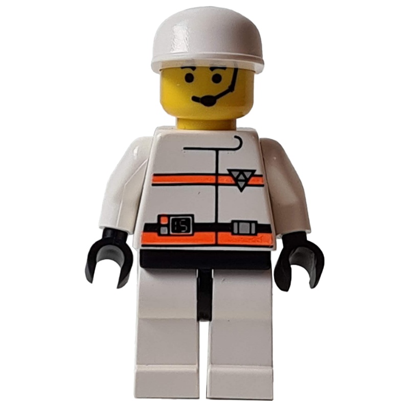 LEGO Set fig-007169 Man - White Torso R.E.S.Q, White Legs, White Cap ...