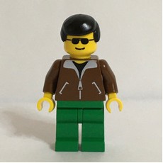 Man - Brown Jacket, Green Legs (fig-007173)
