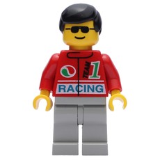 Man - Red Octan Torso, Light Grey Legs (fig-007174)