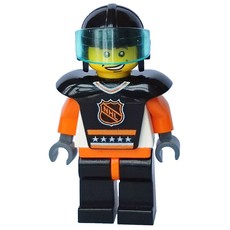 Hockey Player Black Vest #3 (fig-007183)