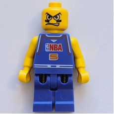 Basketball Player, Violet Torso, violet Legs 5 (fig-007198)