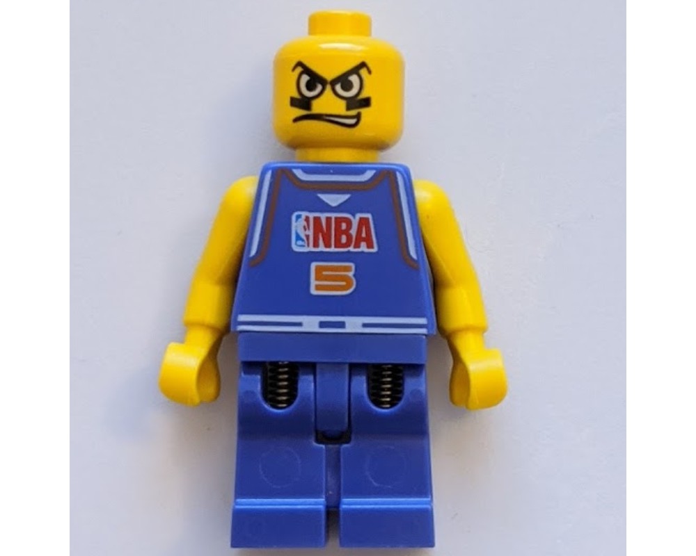 LEGO Set fig 007198 Basketball Player Violet Torso violet Legs 5