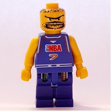 Basketball Player, Violet Torso, violet Legs 7 (fig-007199)